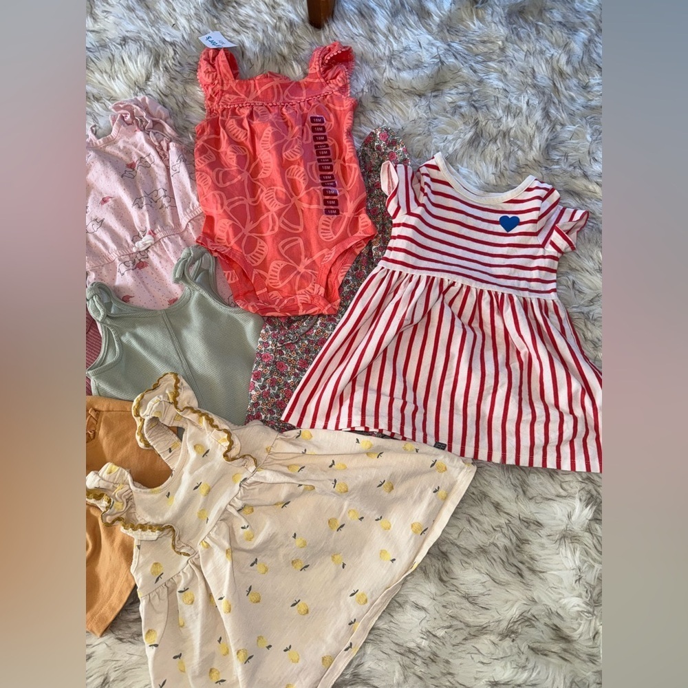 Calvin Klein, carters, Pekkle, RZ baby girl outfit lot size 18 months - Picture 6 of 11